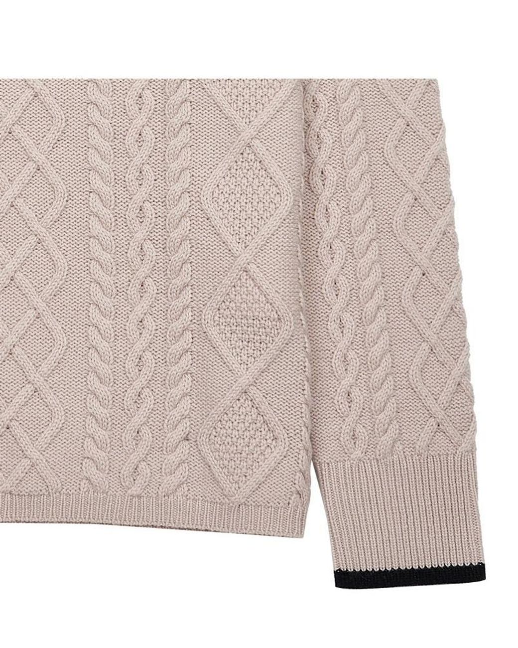 Max Mara Pink High-Necked Long-Sleeved Sweater