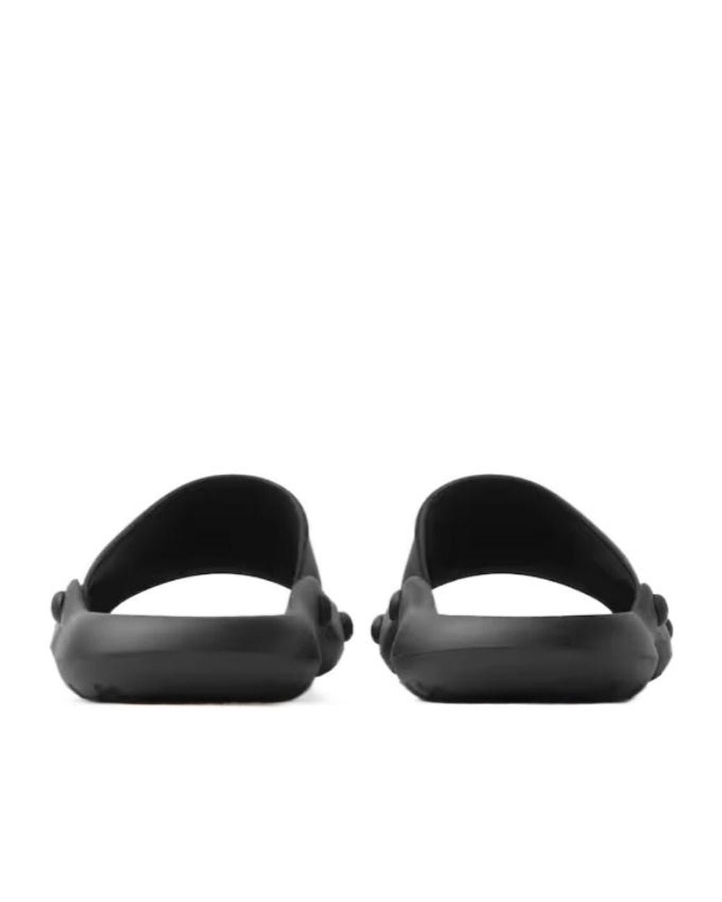 Versace Brown Nettuno Rubber Slides