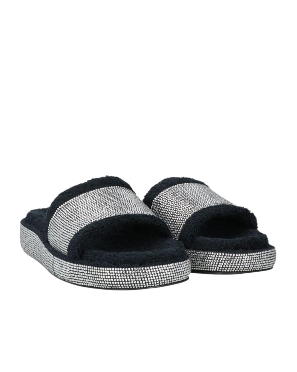 Dolce & Gabbana Black Plain Colour Sandals