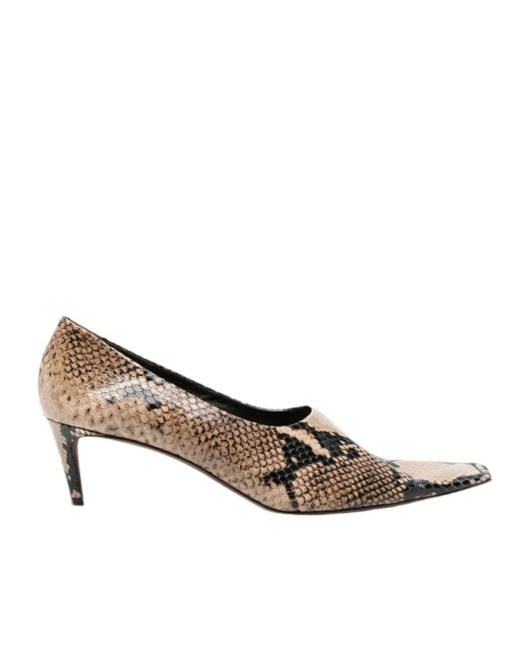 Khaite White Marlene Embossed Pumps