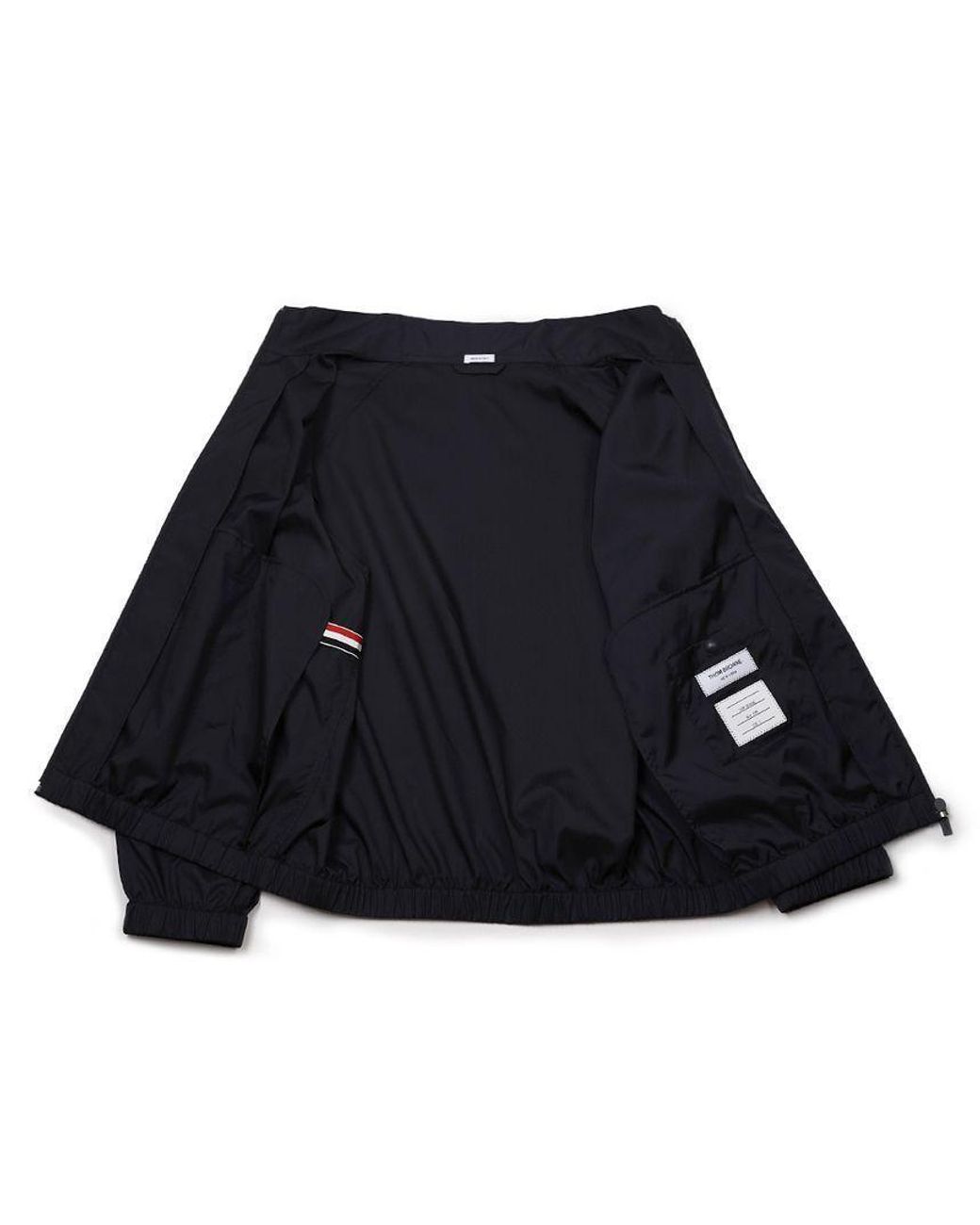 Thom Browne Blue 4-Bar Stripe Zipped Jacket for men