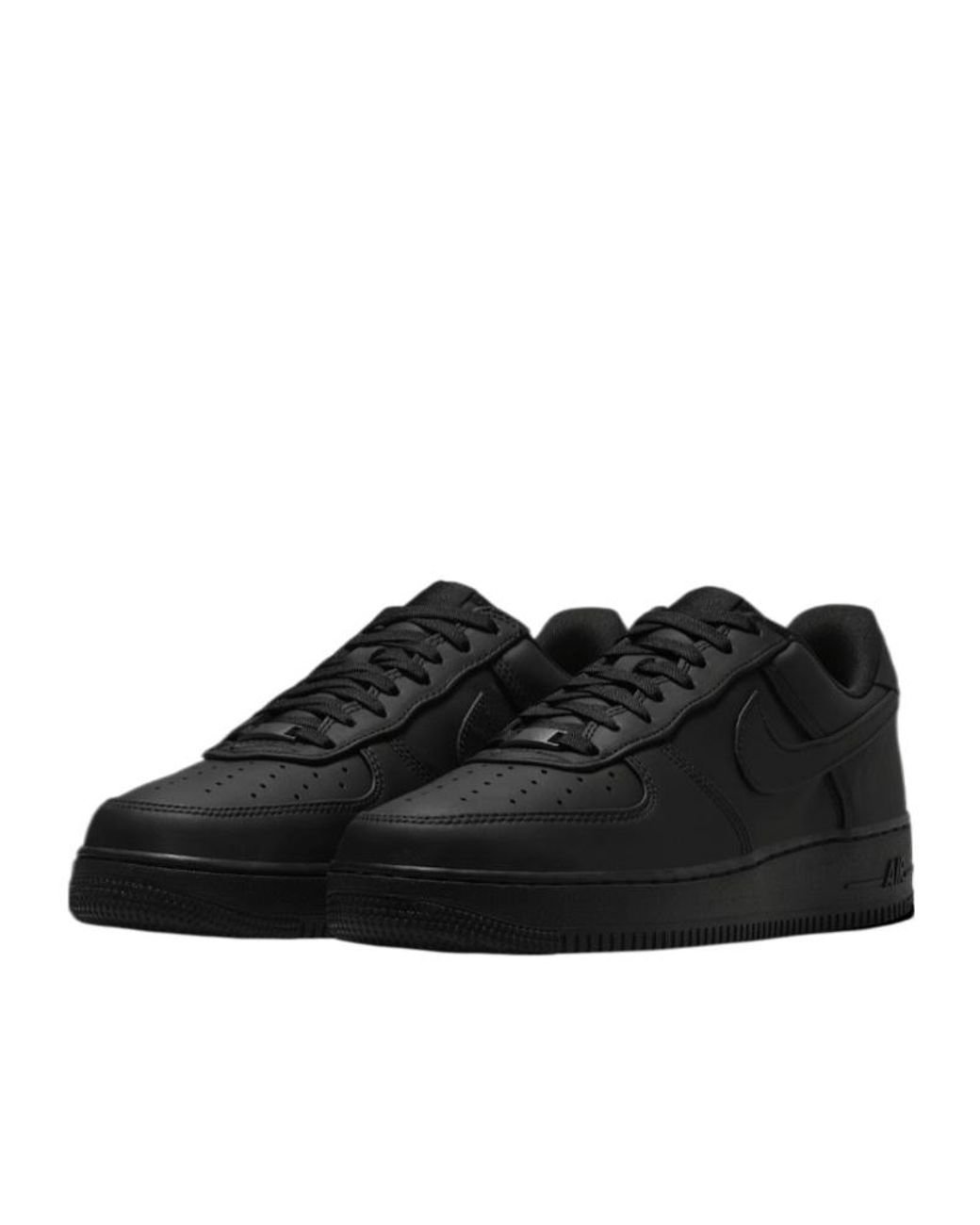 Nike Black Air Force 1 Low Retro Premium Sneakers for men