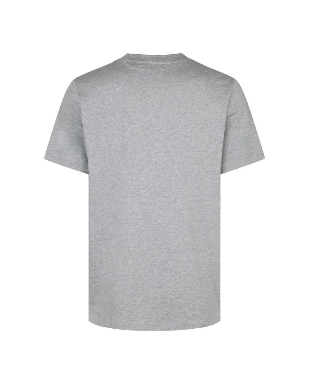 Off-White c/o Virgil Abloh Gray Round-Neck Short-Sleeved Shirt for men