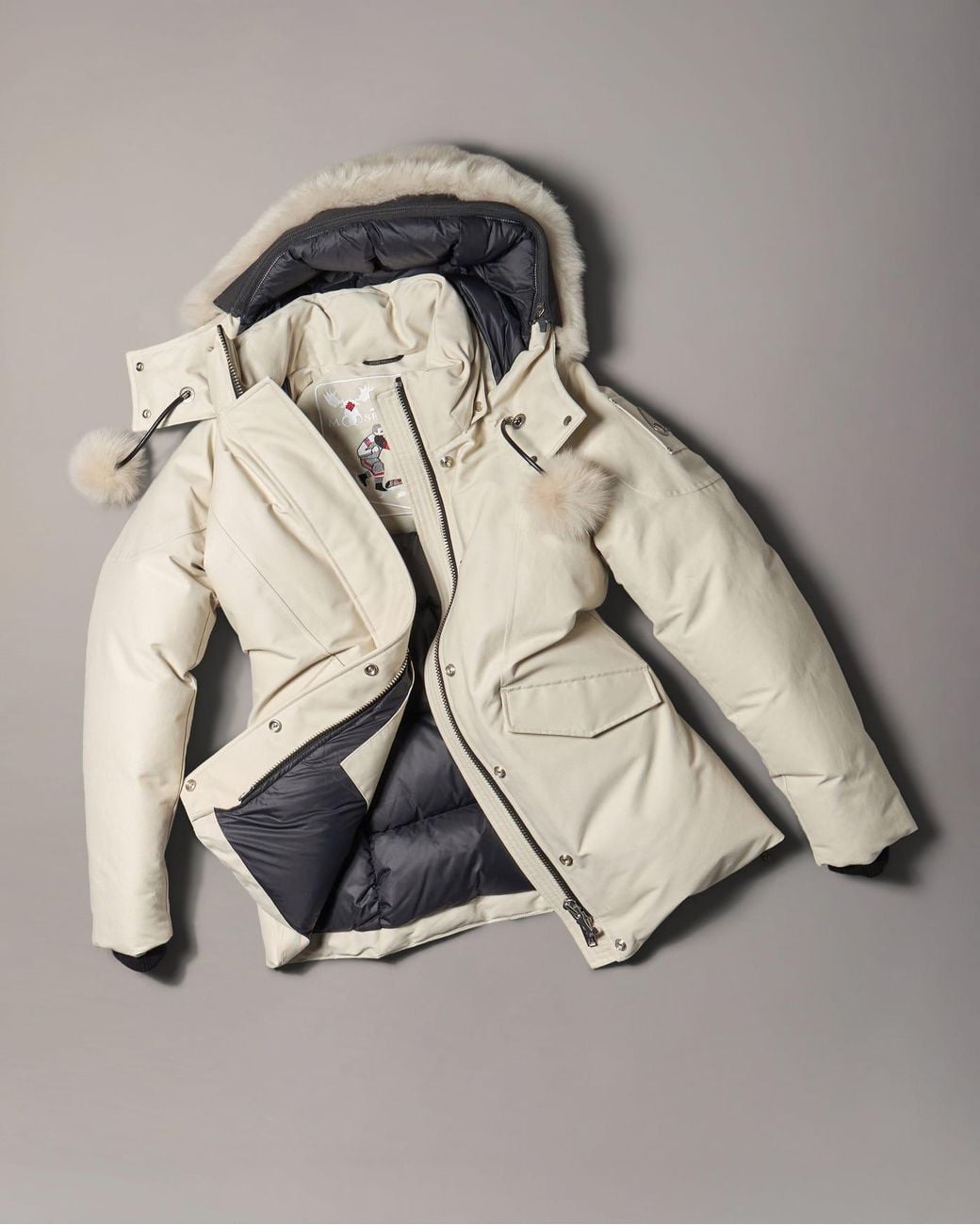Moose Knuckles Natural Original 3Q Down Jacket