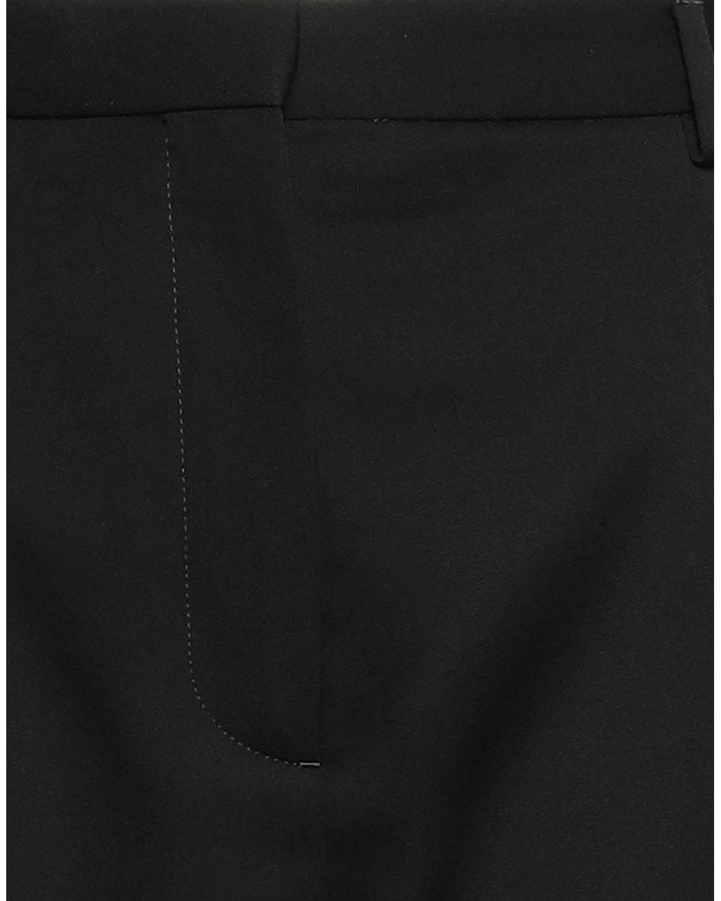Tory Burch Black Minimalist Wool Pants
