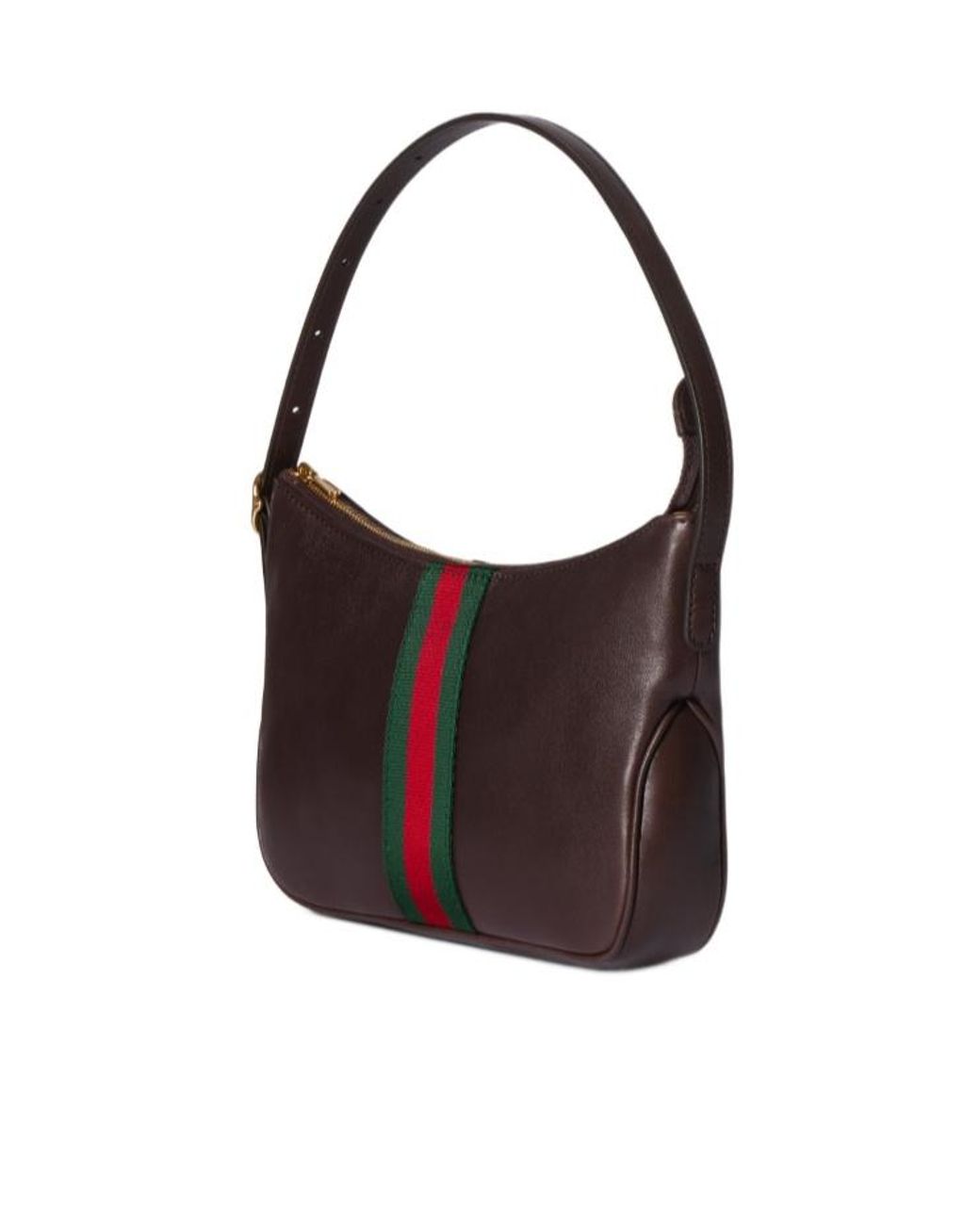 Gucci Brown Web Stripe Shoulder Bag for men