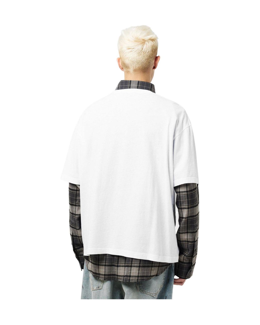 Acne White Label Oversized T-Shirt for men