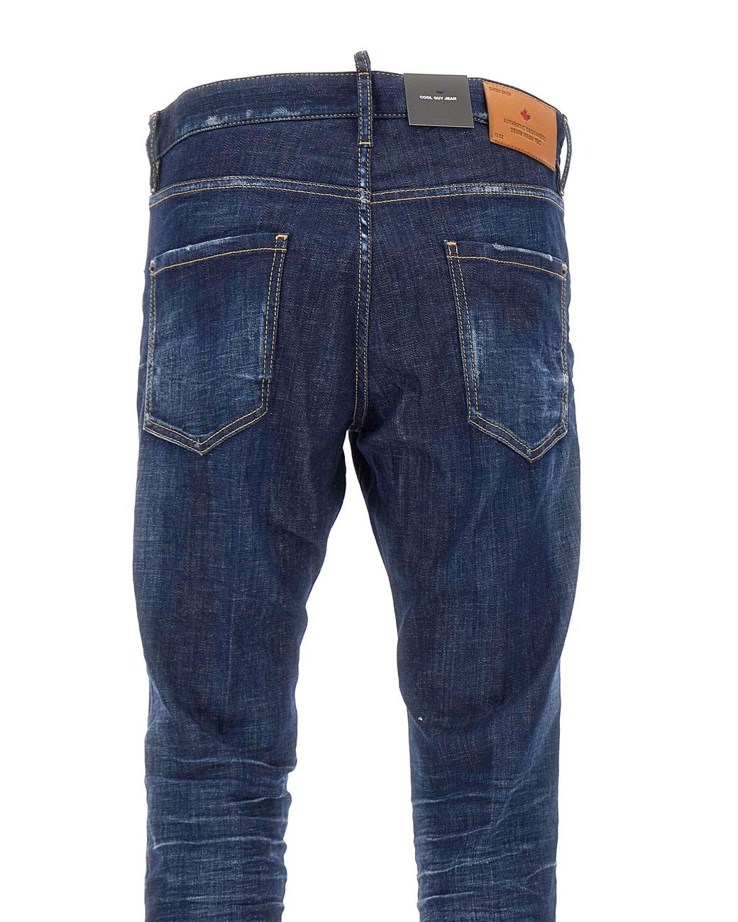 DSquared² Blue Dark Clean Washed Cool Guy Jeans for men