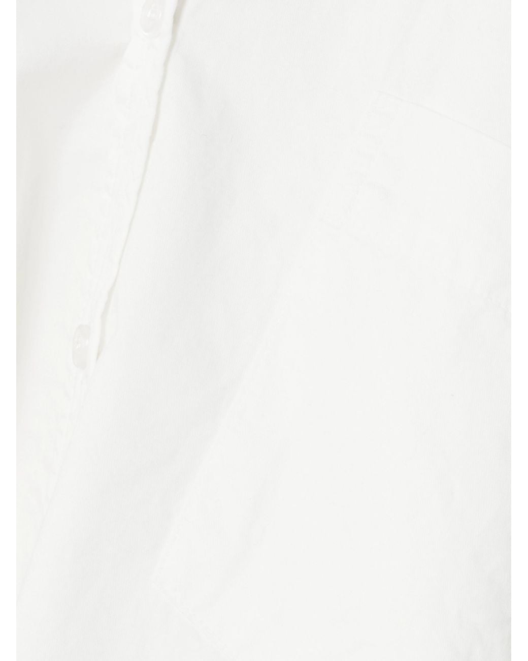 SLVRLAKE Denim White Comfortable Shirt