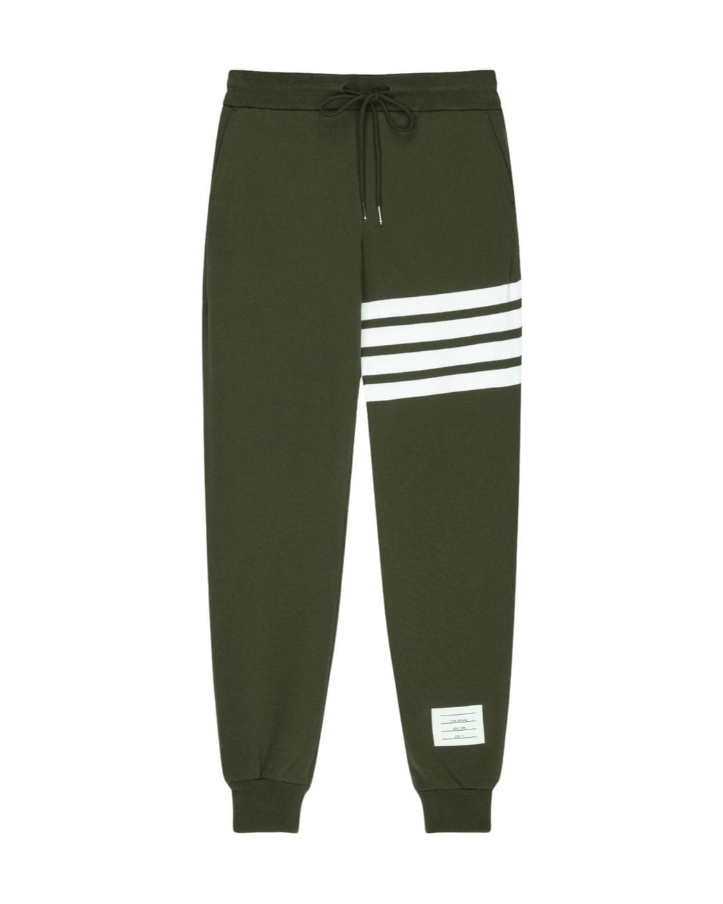 Thom Browne Green Logo Sweatpants for men