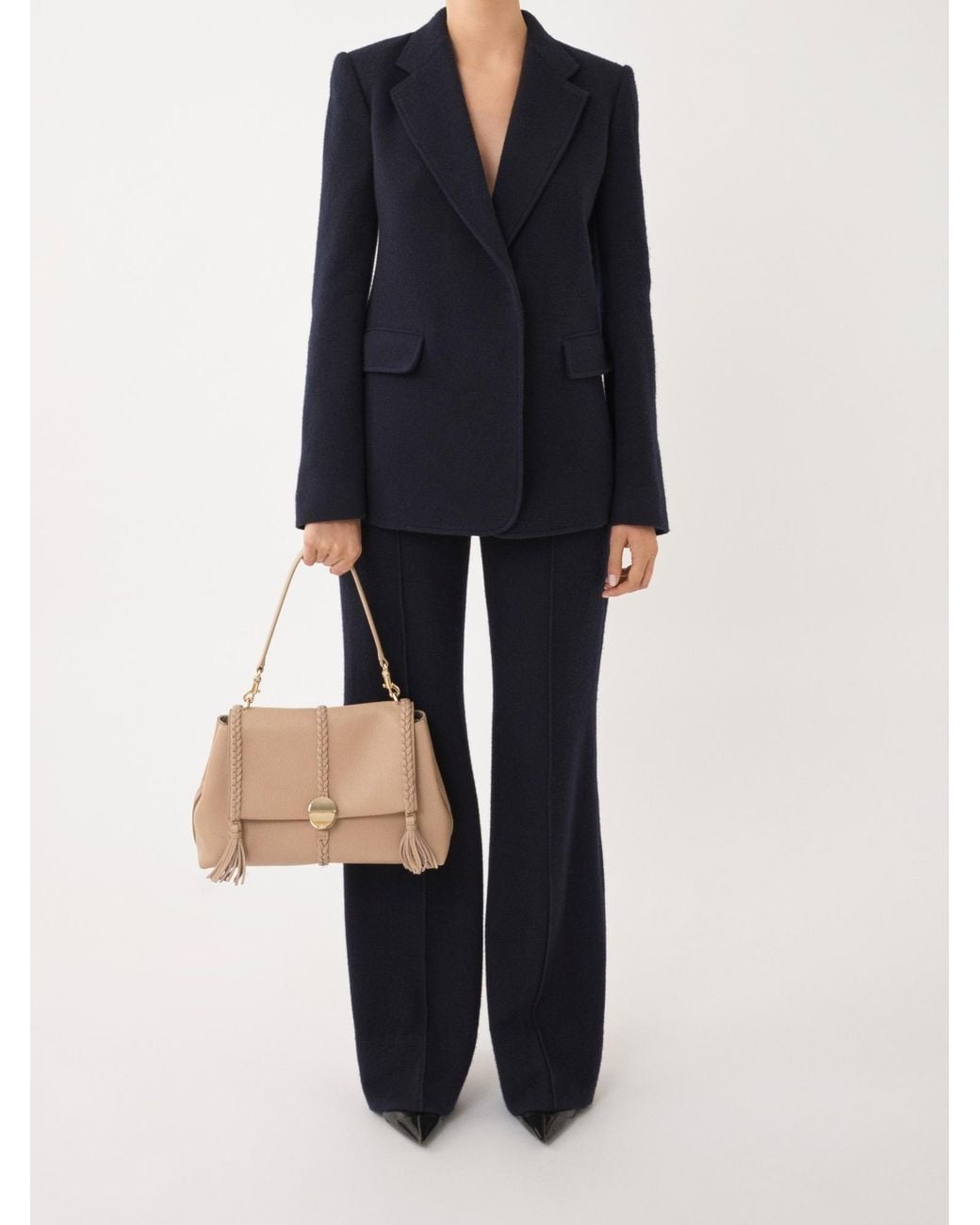 Chloé Natural Chloé Penelope Medium Shoulder Bag