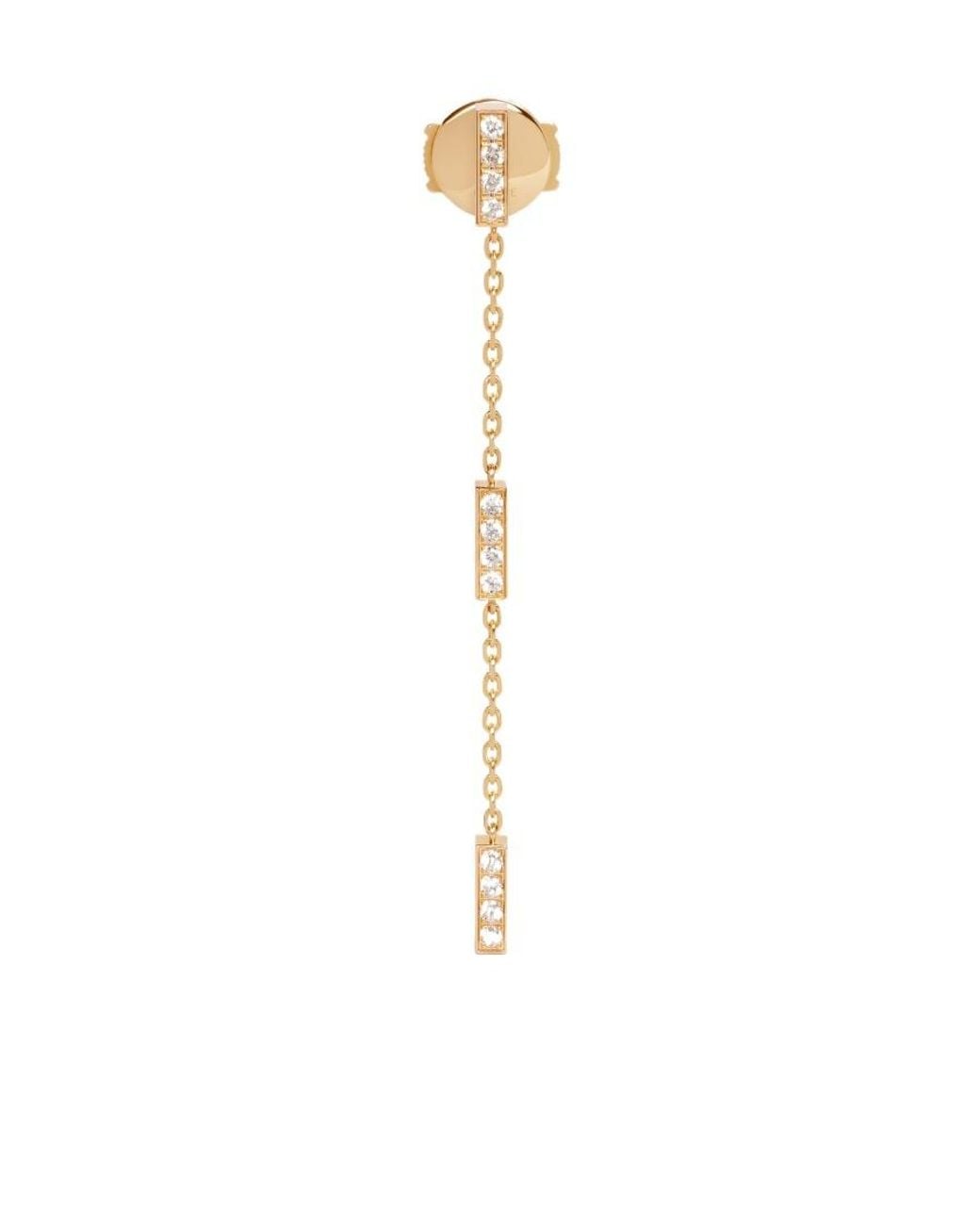 Céline White Line Triple Earring