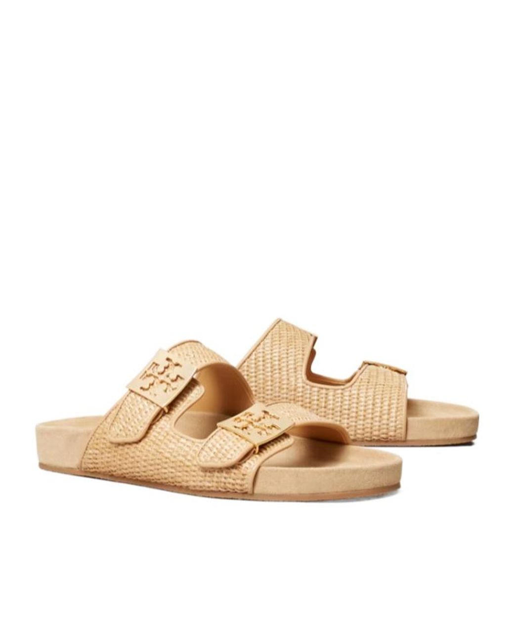 Tory Burch Natural Mellow Slides