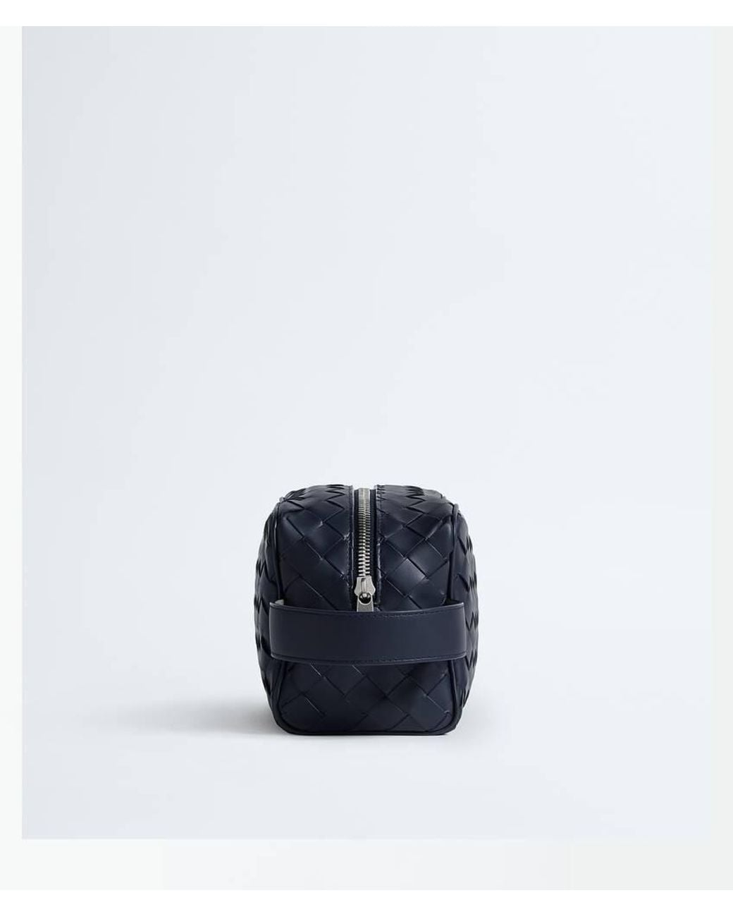 Bottega Veneta Blue Intrecciato Travel Pouch for men