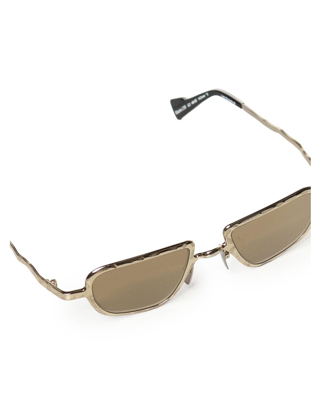 Kuboraum Multicolor Textured Rectangular Sunglasses for men
