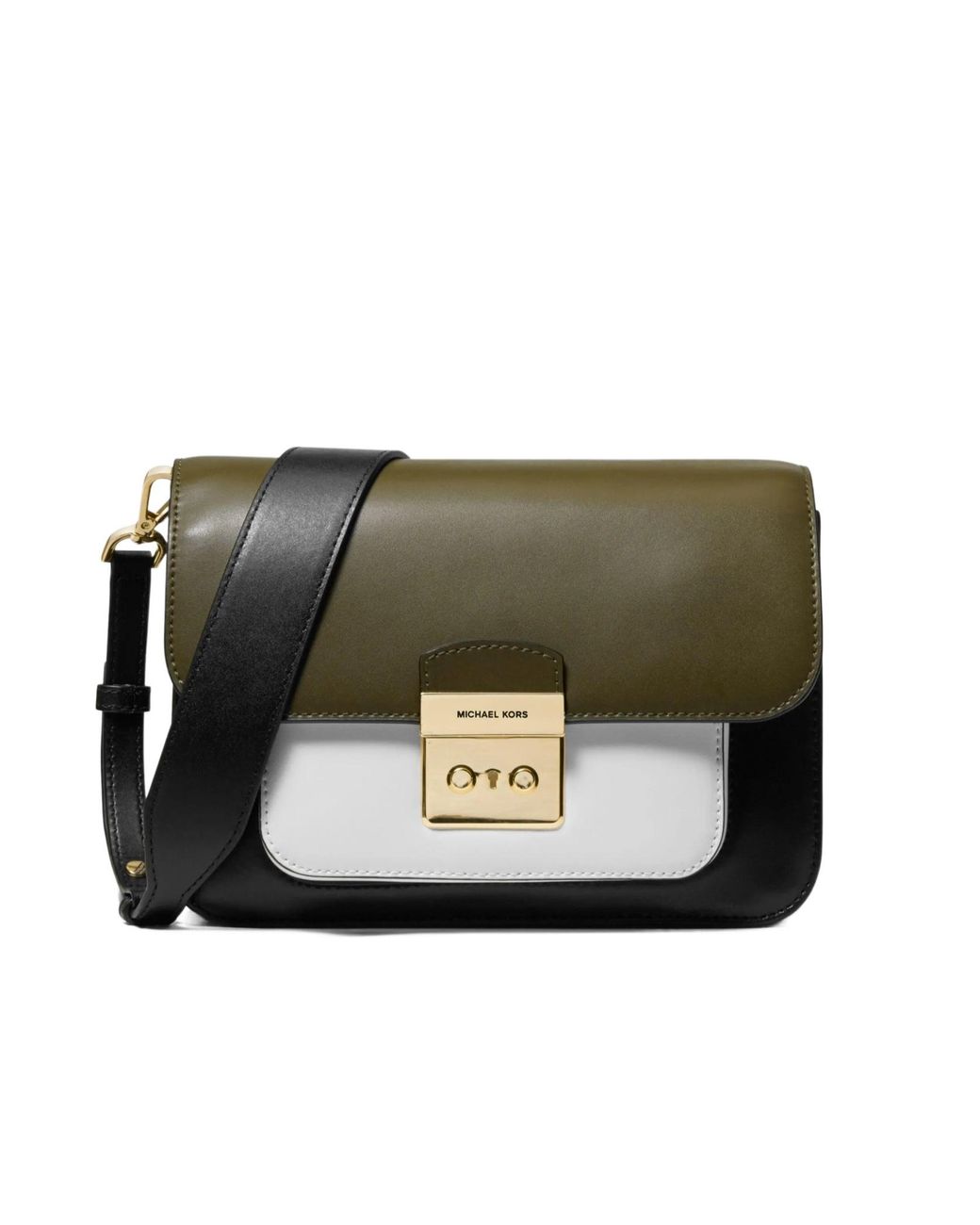 Michael Kors Green Sloan Editor Large Shoulder Bag