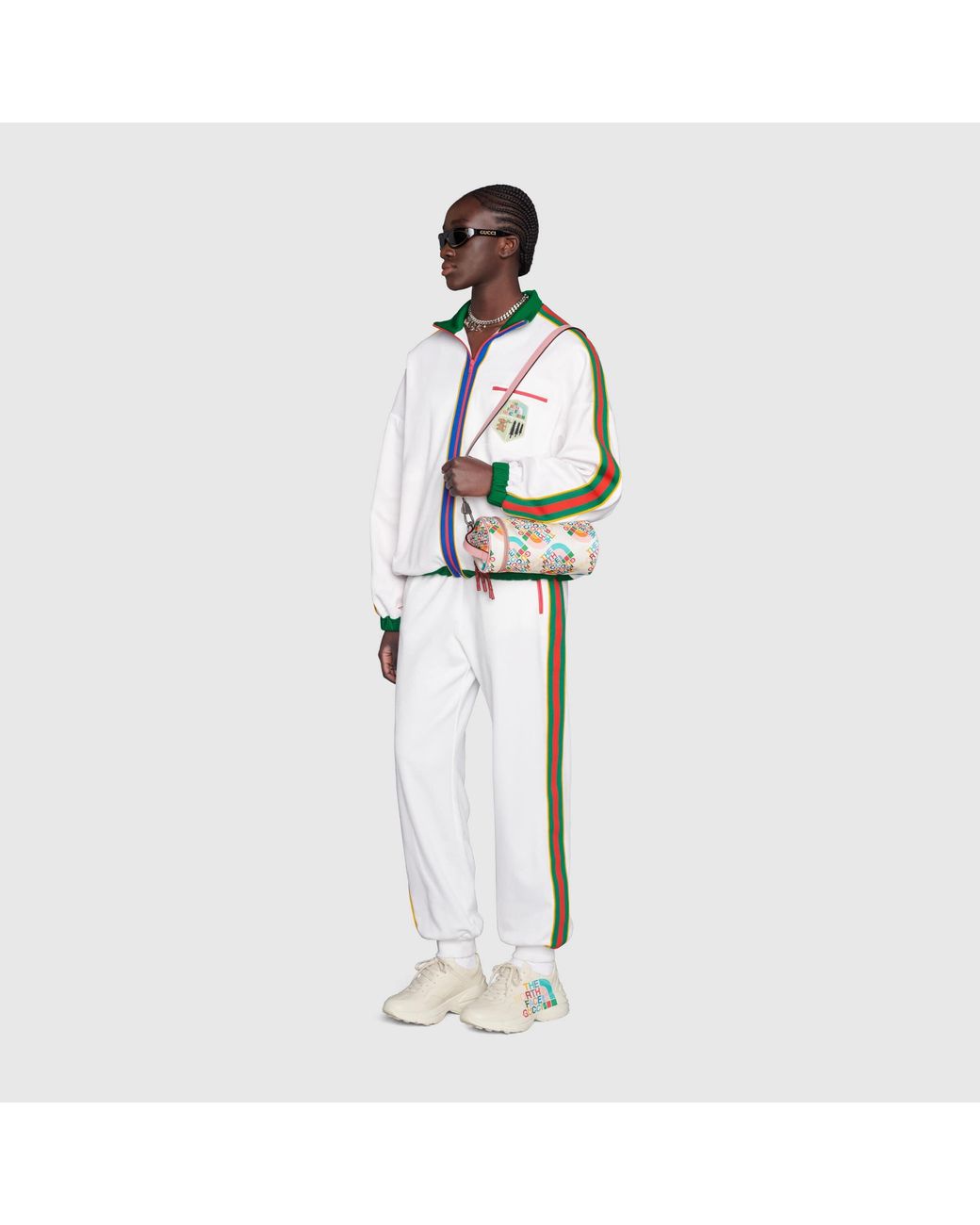 Gucci Blue X The North Face Logo Shoulder Bag for men