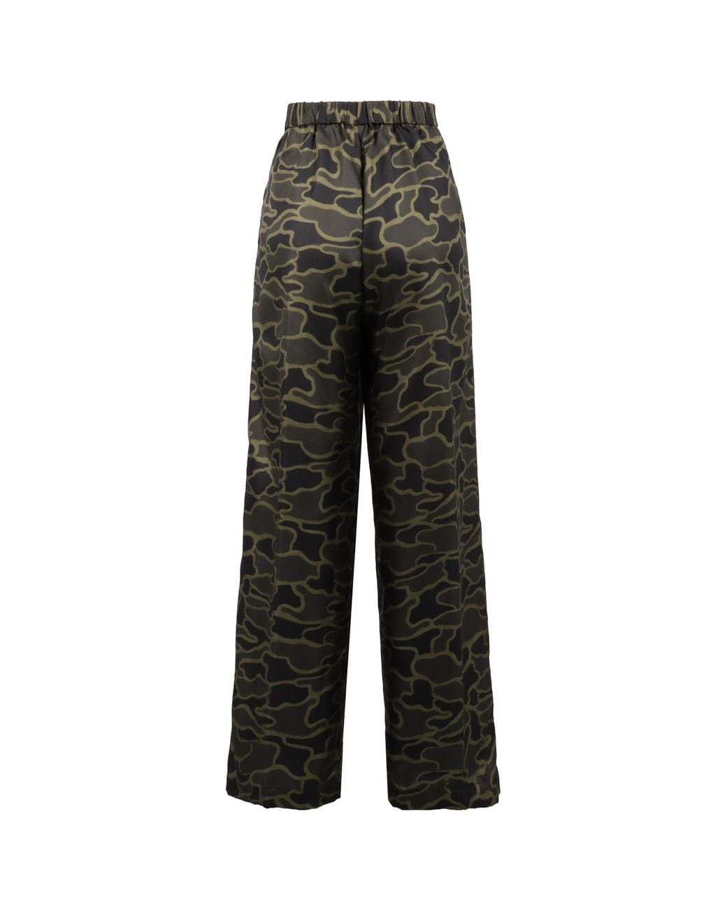Aspesi Gray Printed Casual Pants