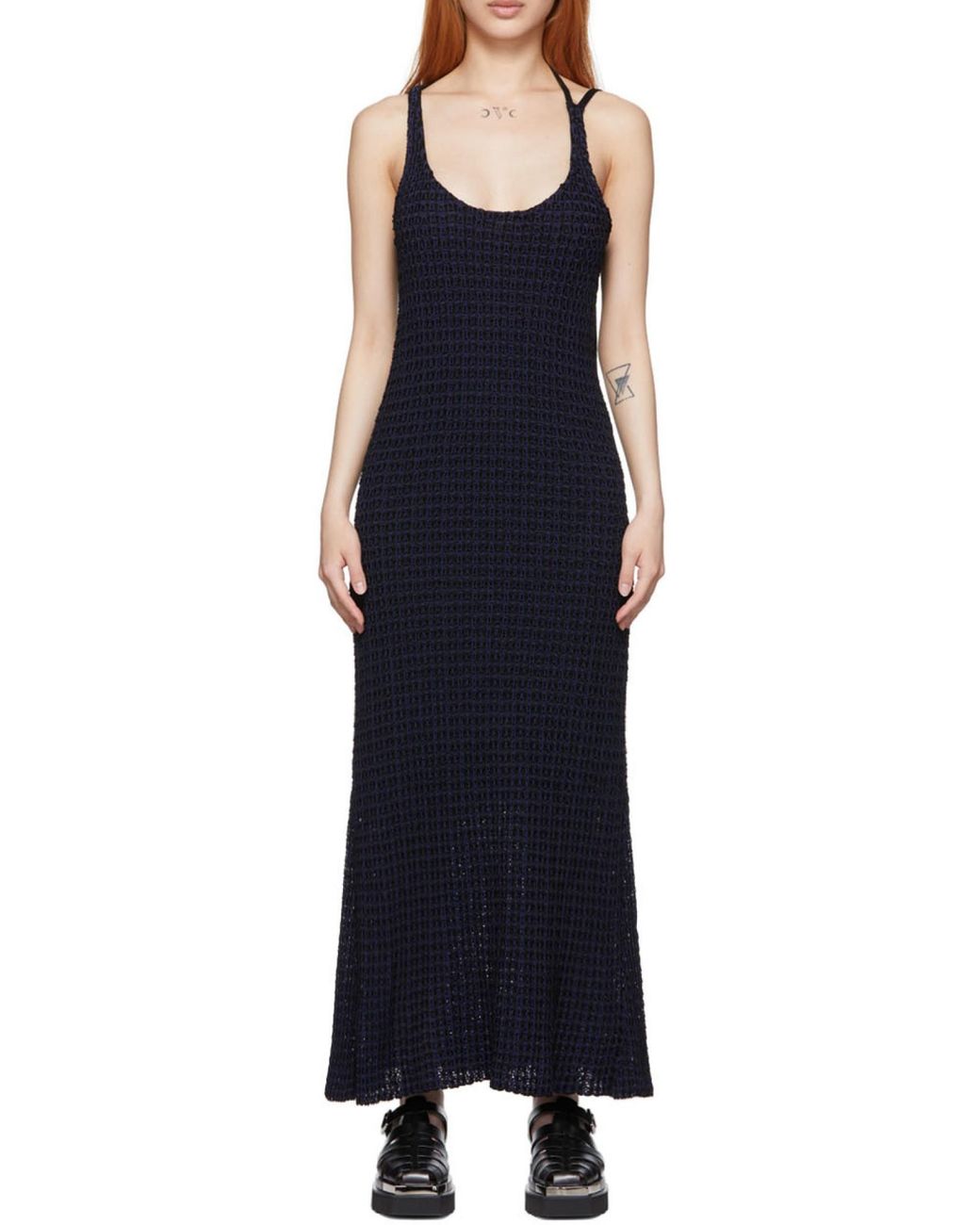 3.1 Phillip Lim Blue Logo Dress