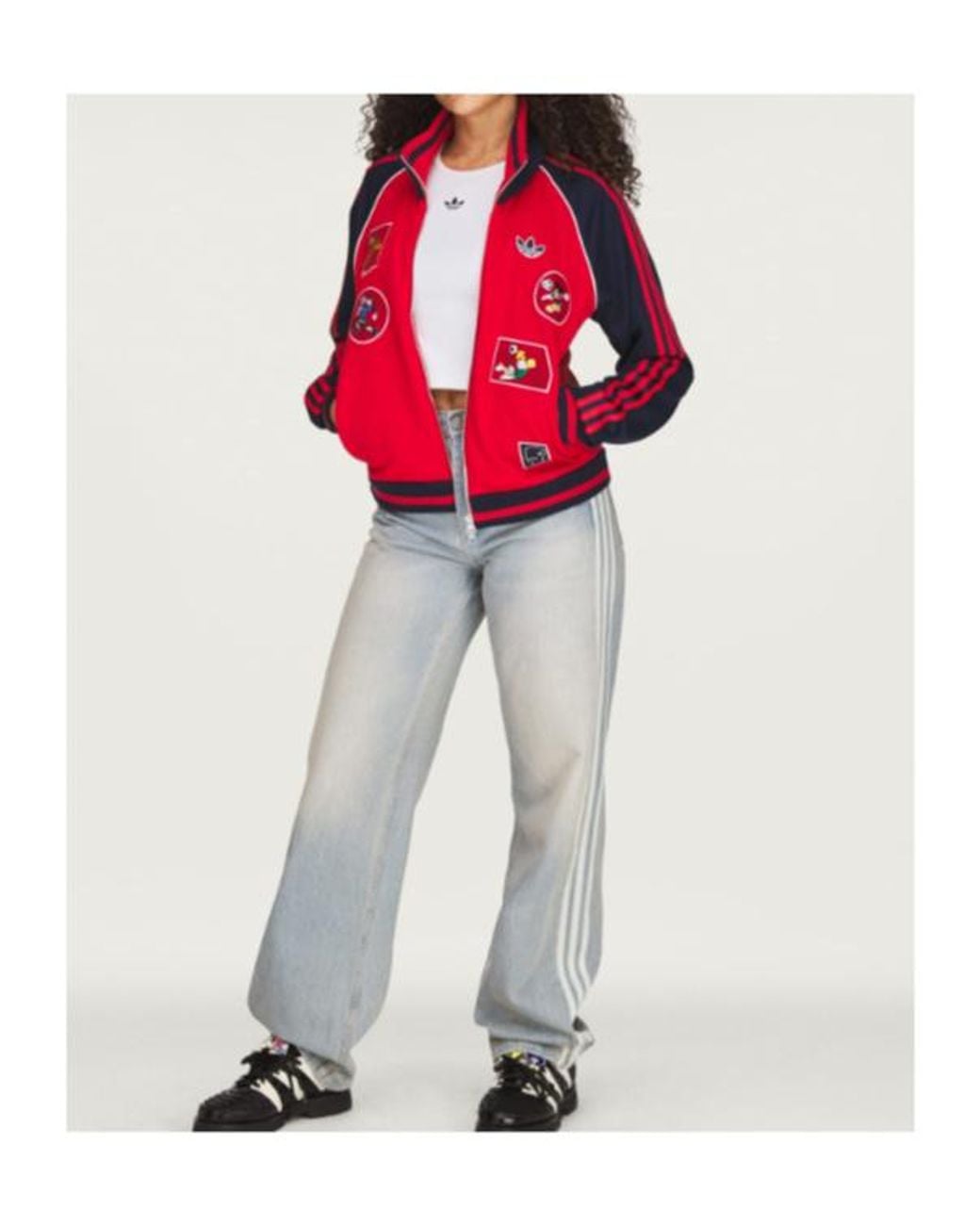 Adidas Red Originals Brain Dead Disney Track Jacket for men