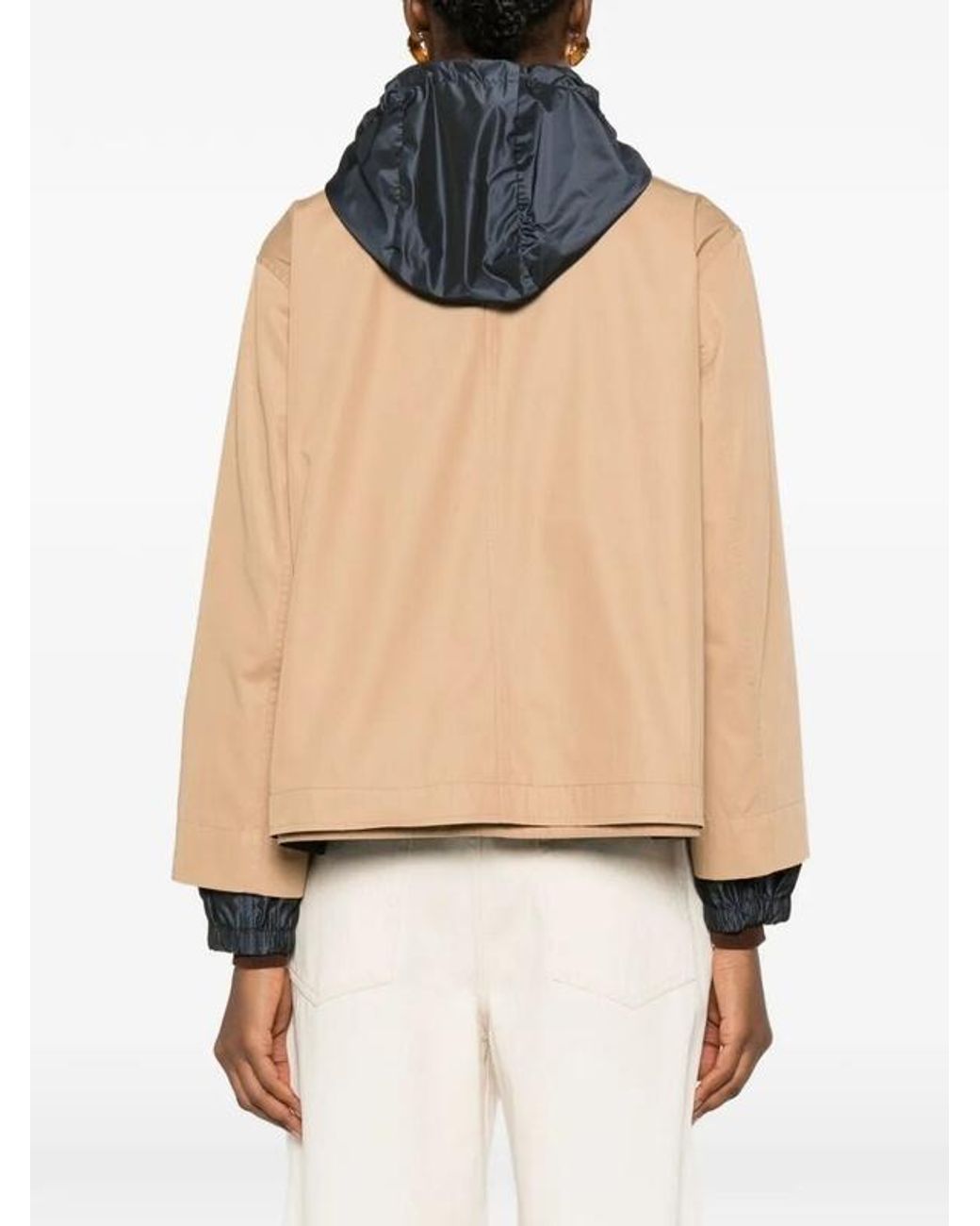 Herno Natural Reversible Dean Hooded Button Jacket