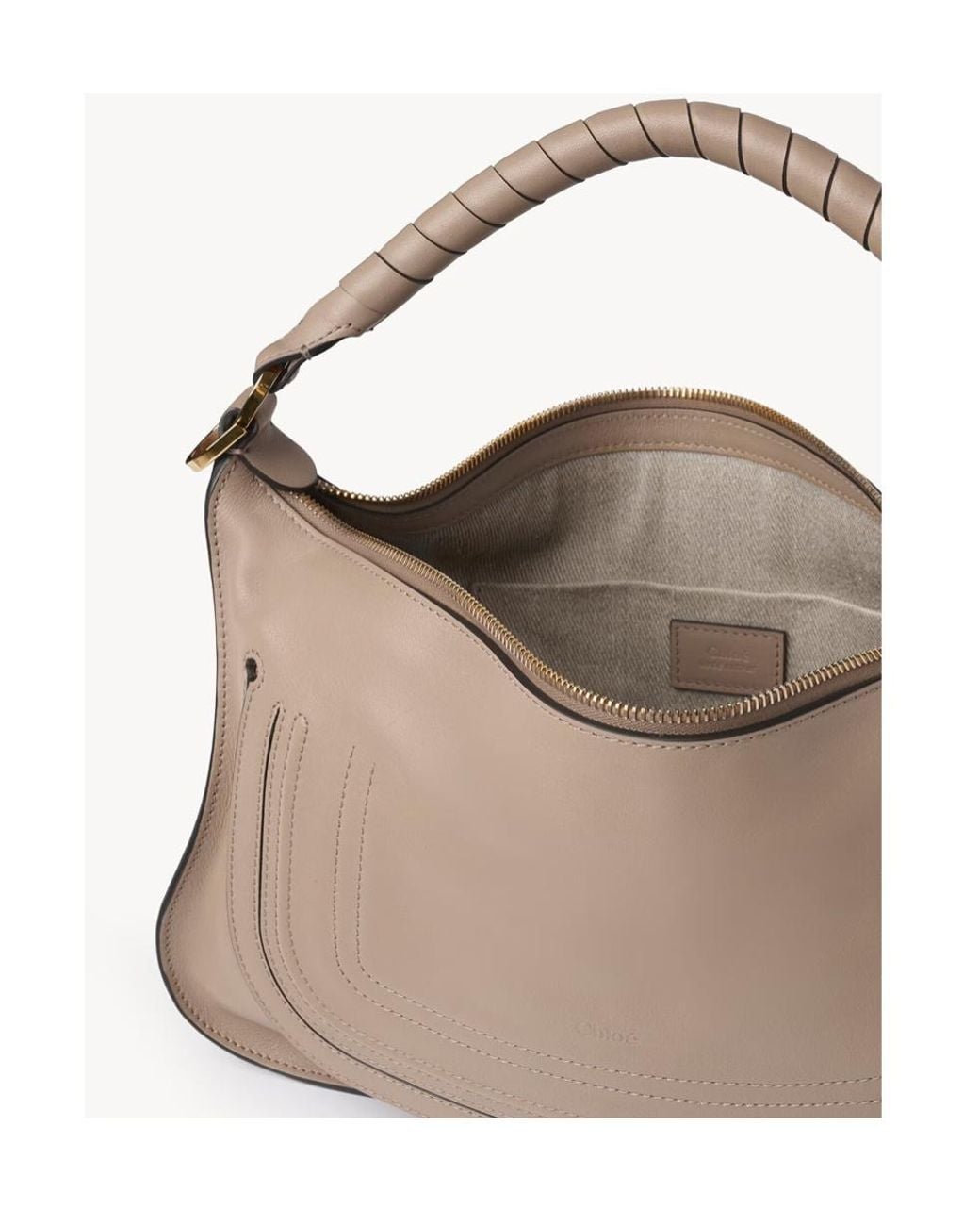 Chloé Natural Chloé Marcie Small Shoulder Bag