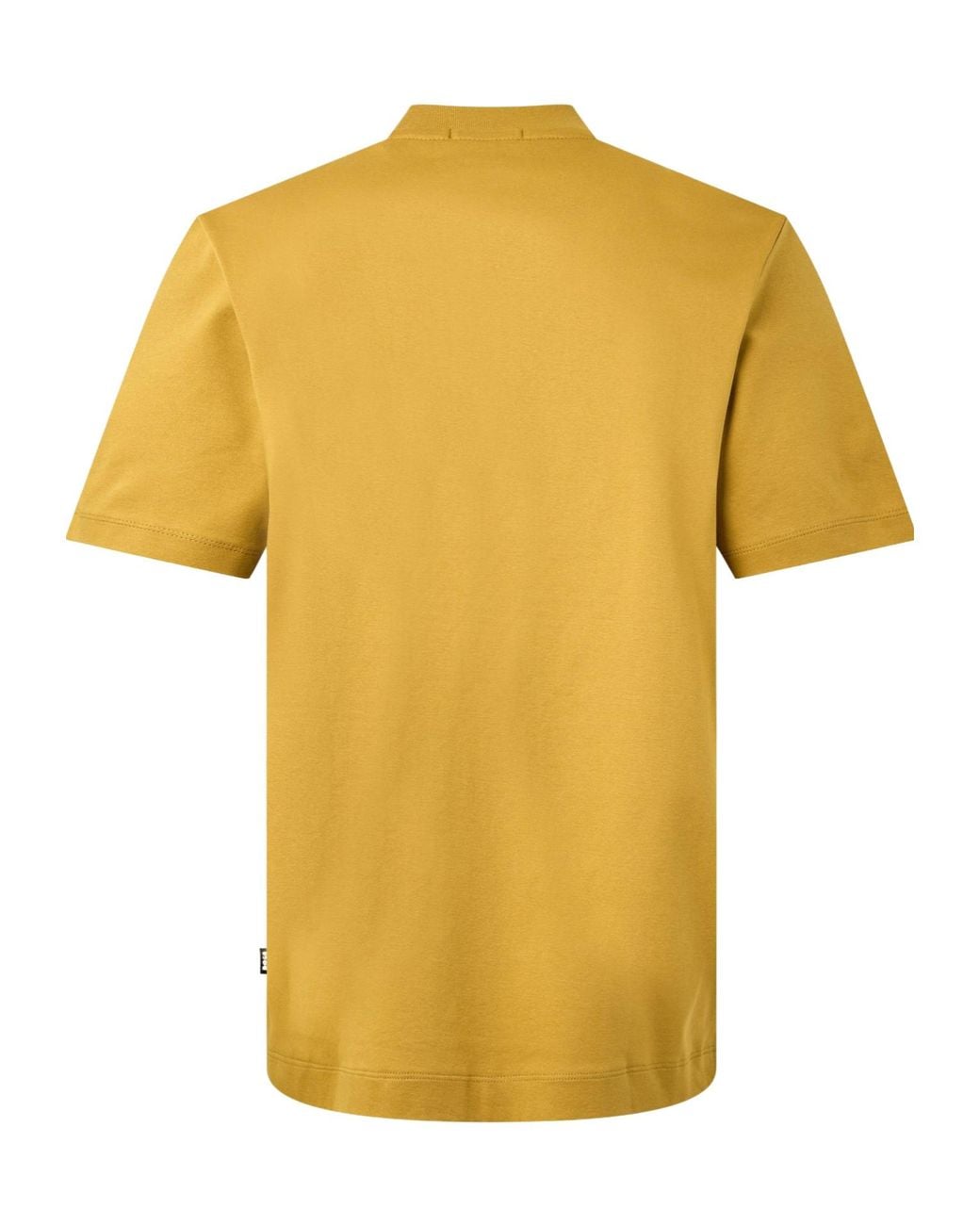 Boss Yellow T-Shirt With Logo Detail for men