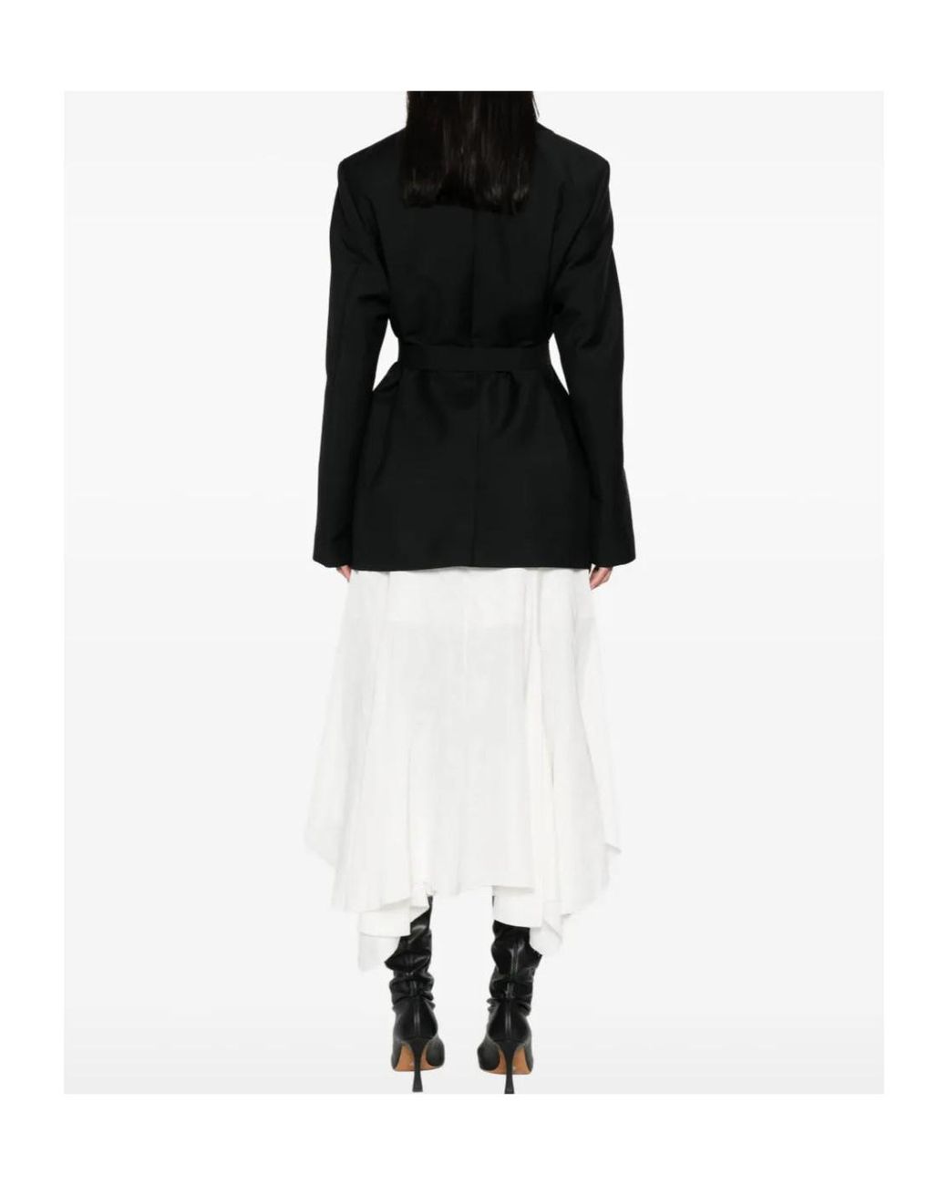Rohe Black Shawl-Lapel Wool Jacket