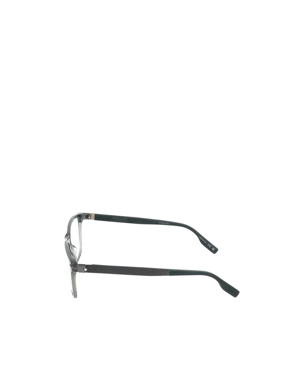 Montblanc White Eyewear Square Frame Glasses for men