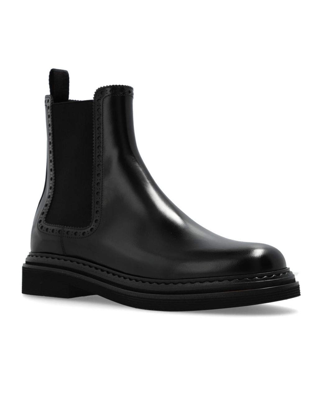 Dolce & Gabbana Black Chelsea Boots