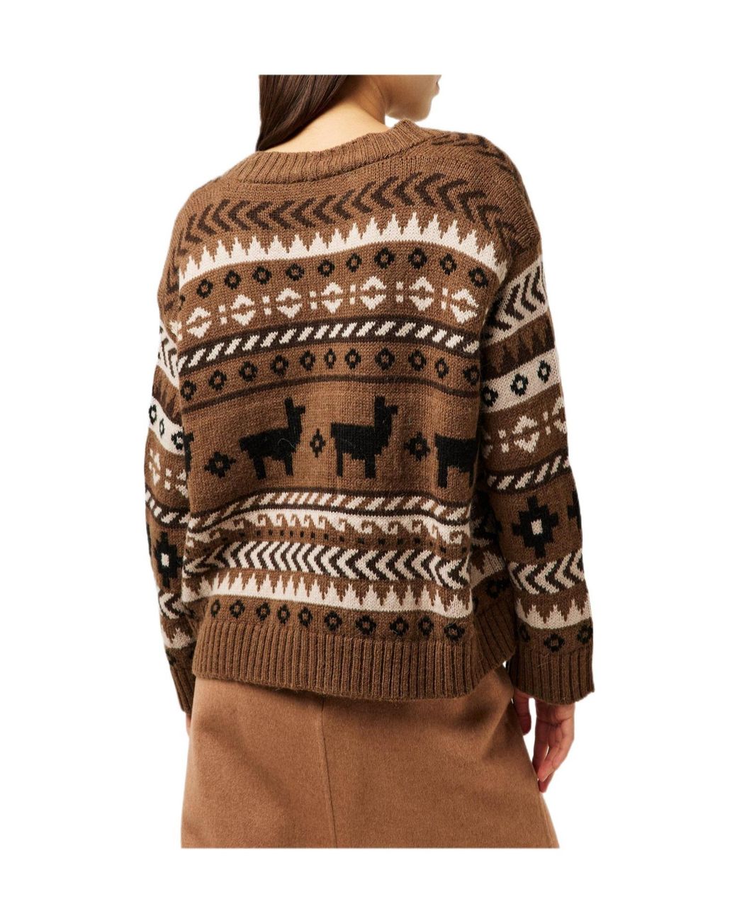 Weekend by Maxmara Brown V-Neck Knit Cardigan