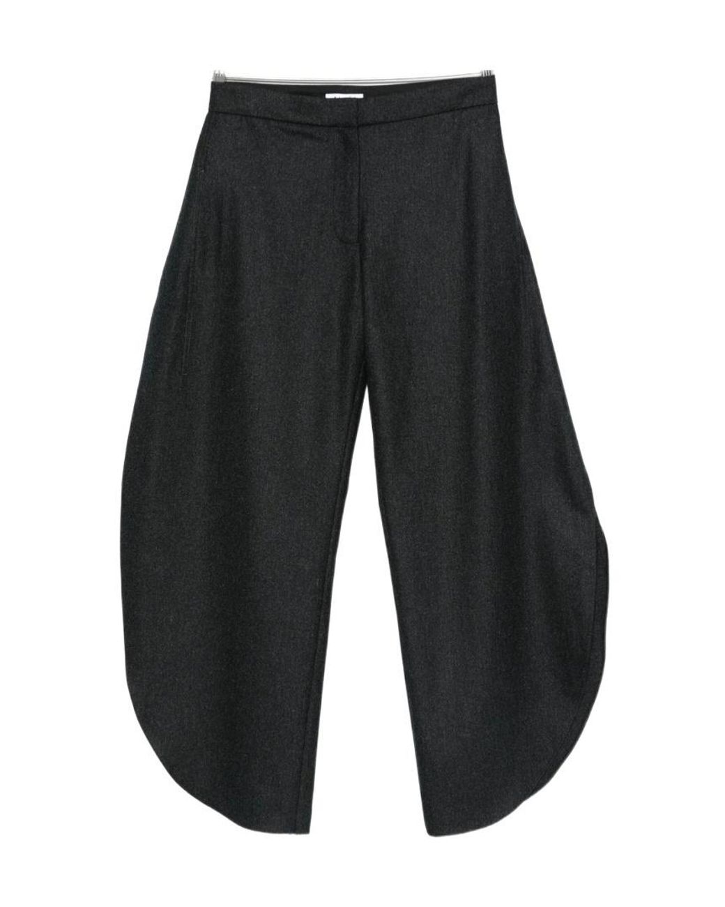 Alaïa Gray Alaïa Flannel Petal Pants