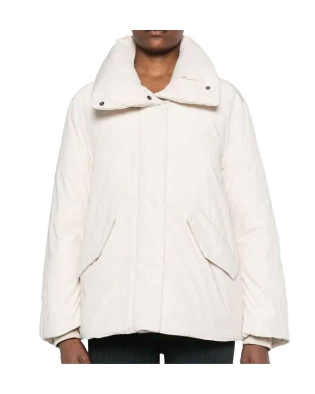 Woolrich White Long-Sleeved Cotton Clothes