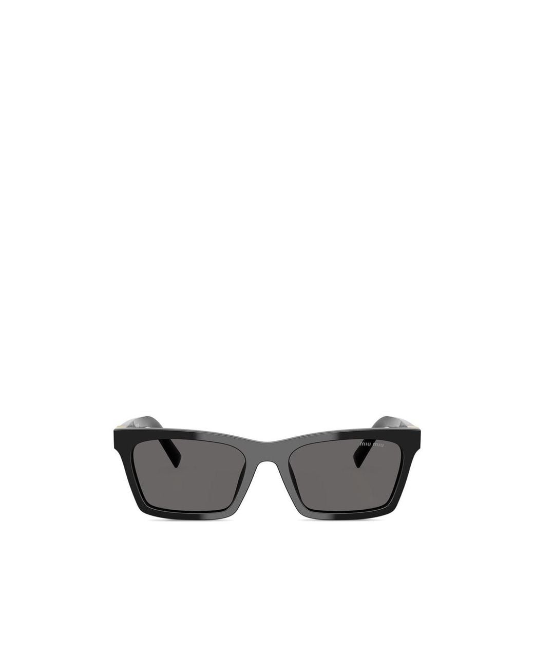 Miu Miu White Eyewear Square-Frame Sunglasses