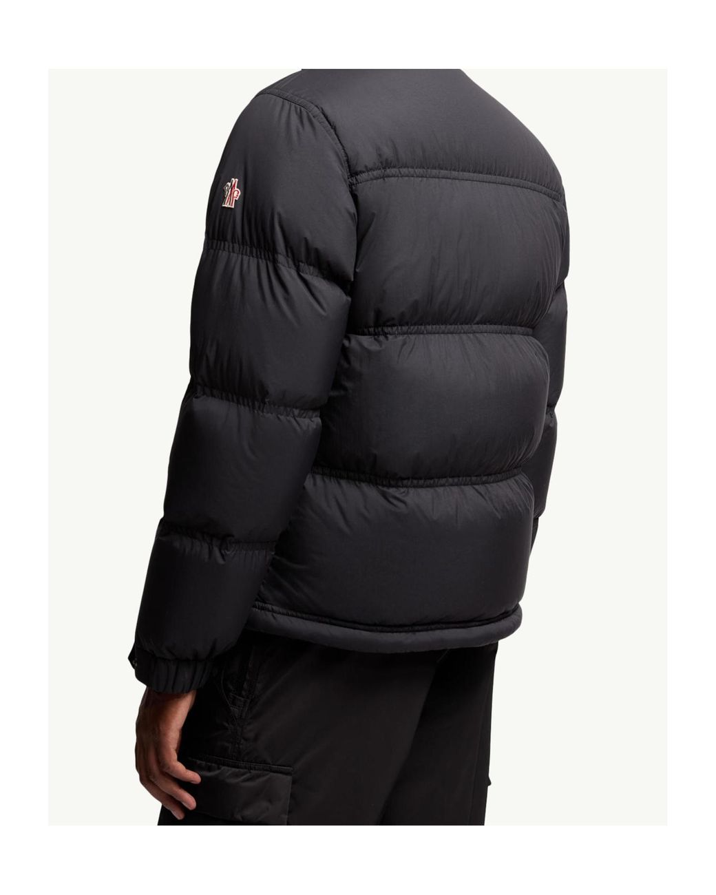 Moncler Blue Grenoble Sernur Button-Up Puffer Jacket for men