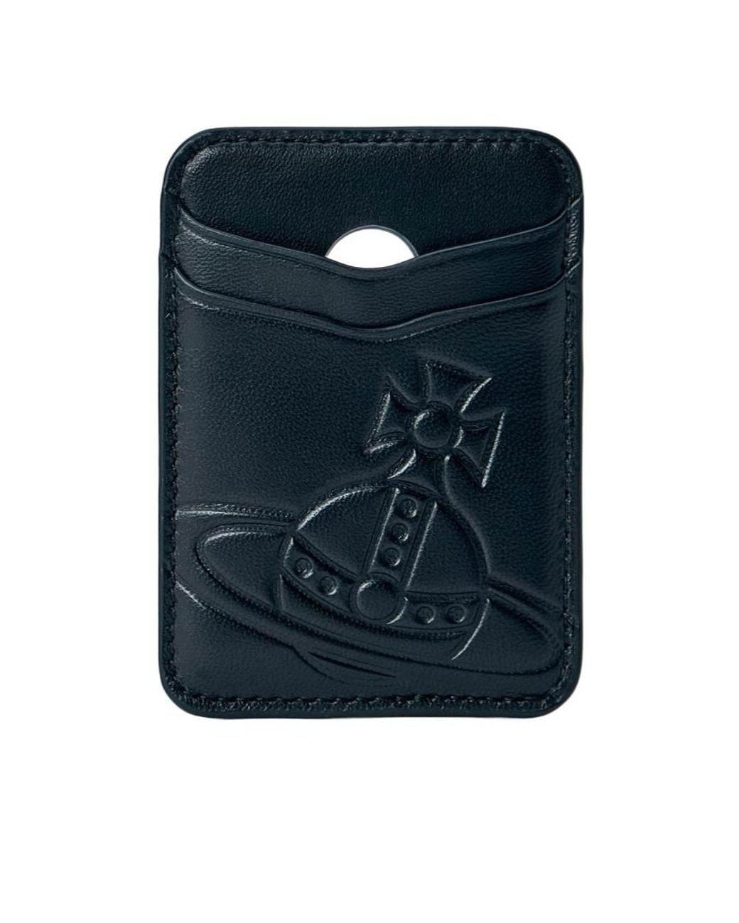 Vivienne Westwood Blue Magsafe Card Case for men