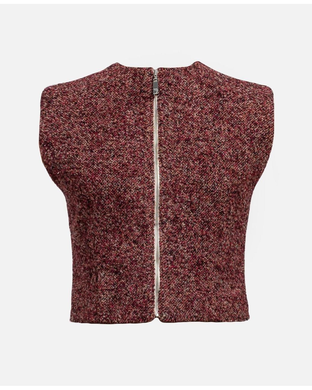 REMAIN Birger Red Crew-Neck Top