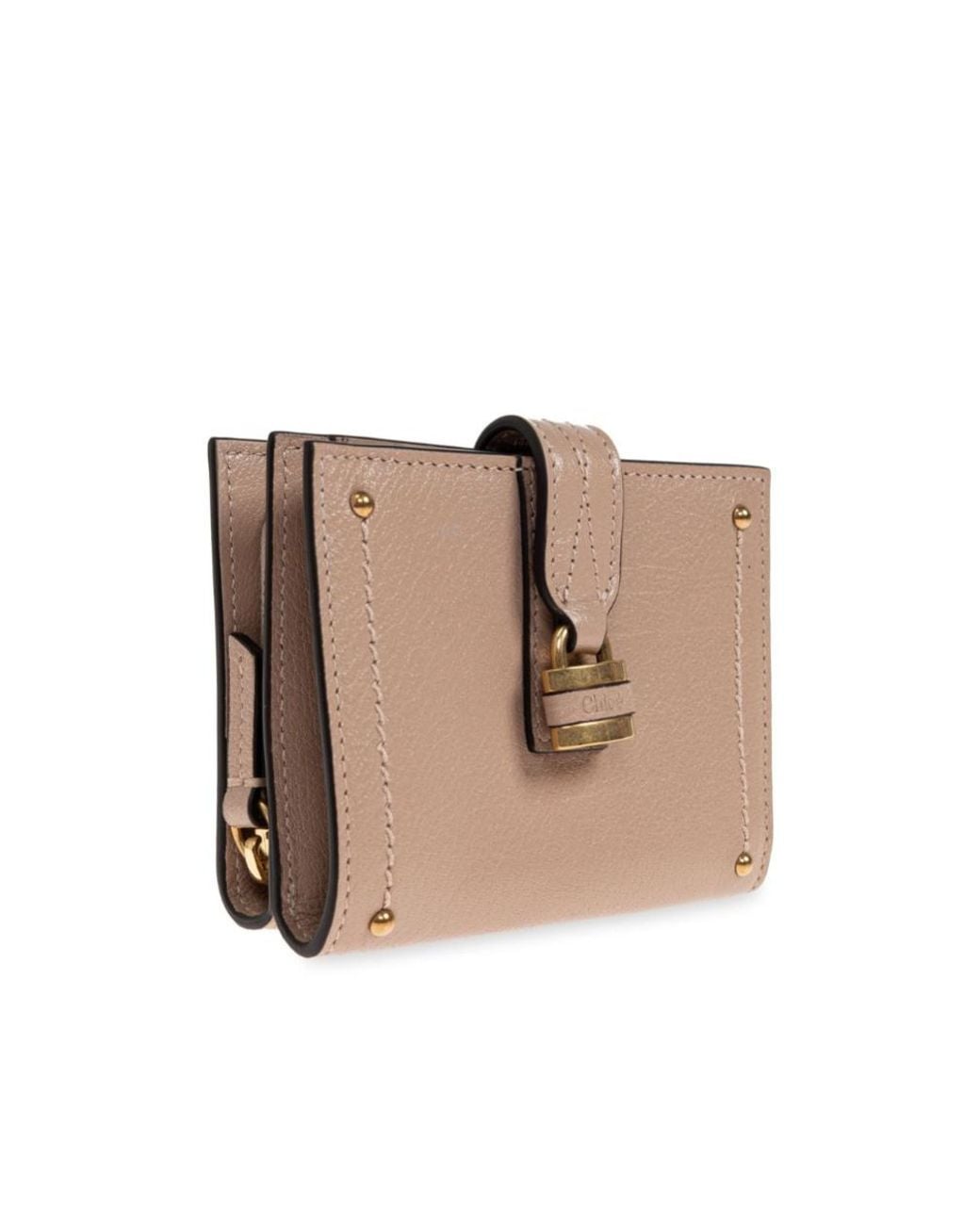 Chloé Natural クロエ パディントン スクエア ウォレット