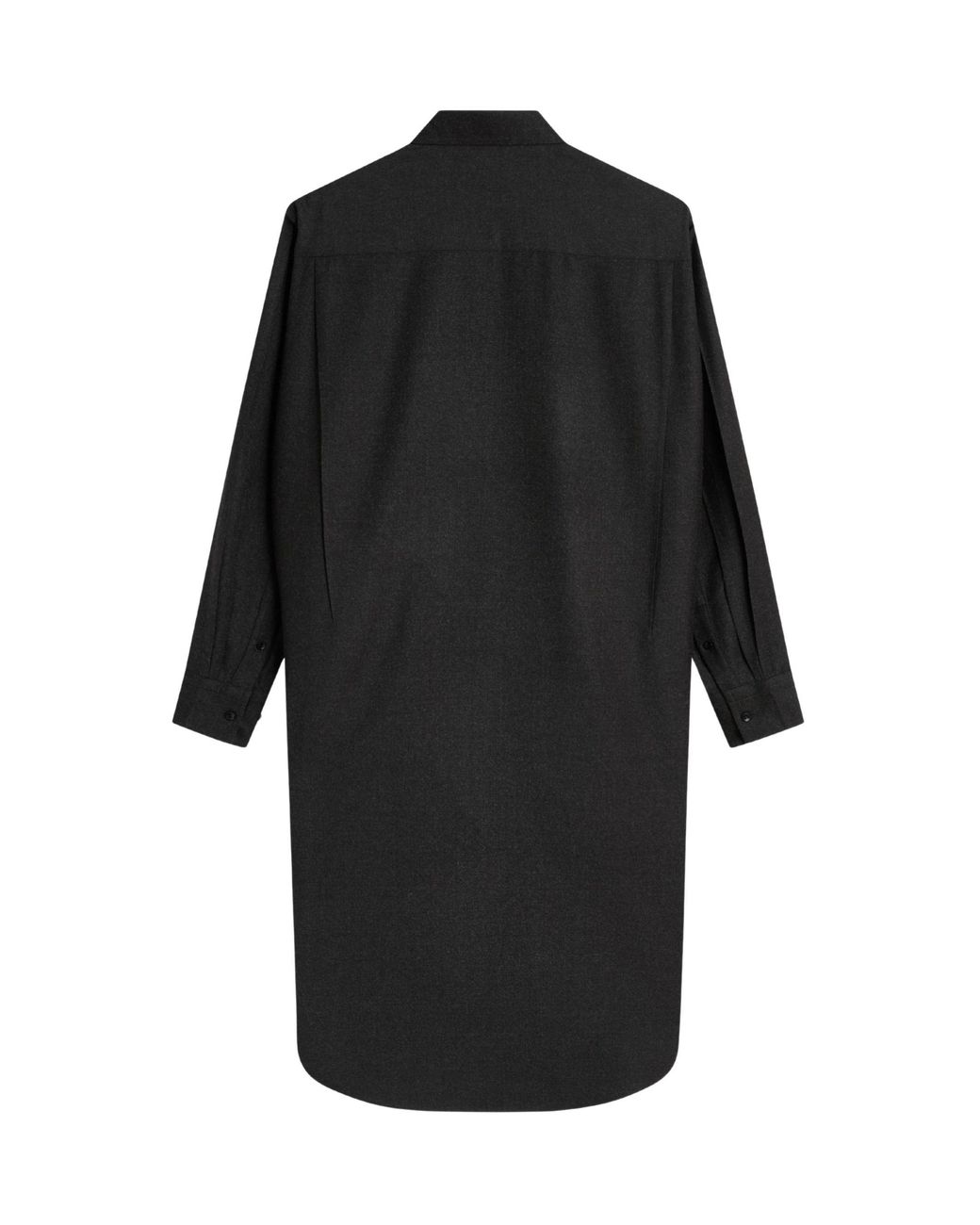 Phoebe Philo Black Asymmetric Long-Sleeved Shirt