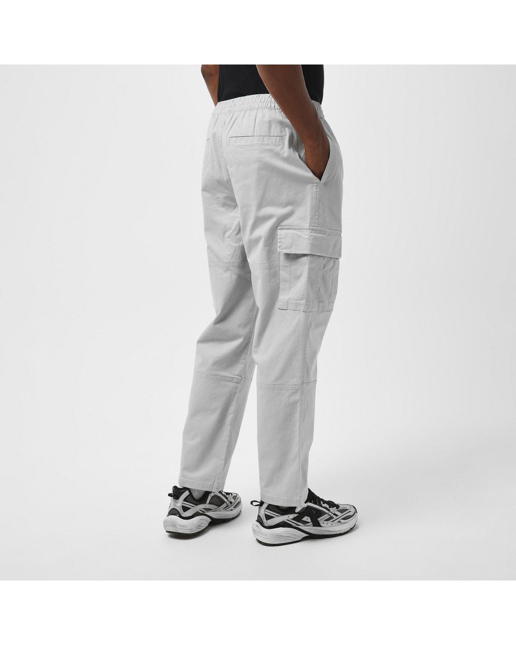 Represent White Workwear Casual Pants for men