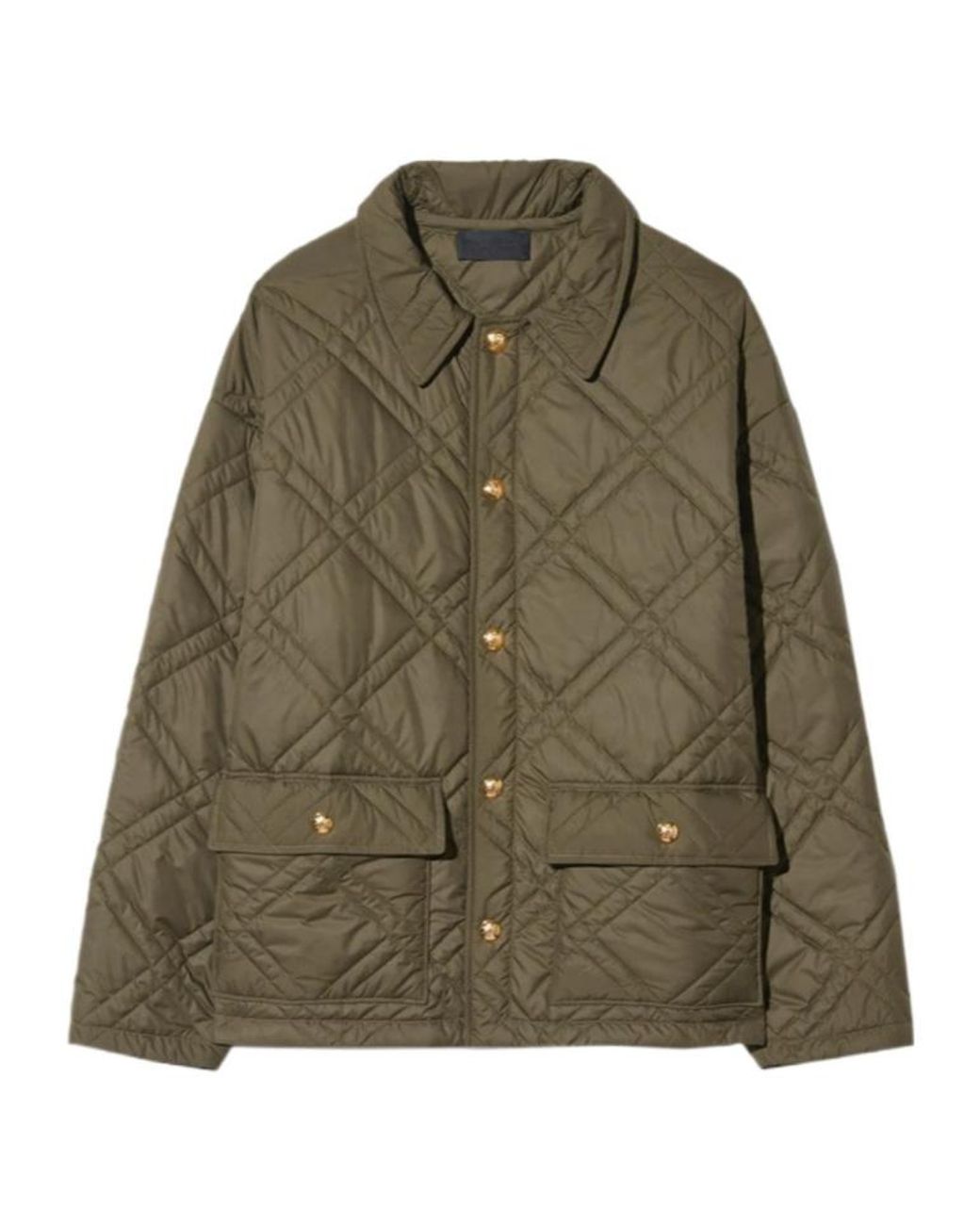 Nili Lotan Green Quilted Casual Jacket