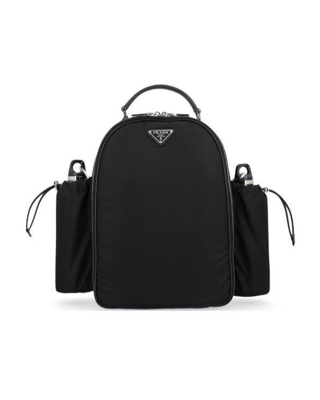 Prada Black Fully Equipped Re-Nylon Picnic Backpack for men
