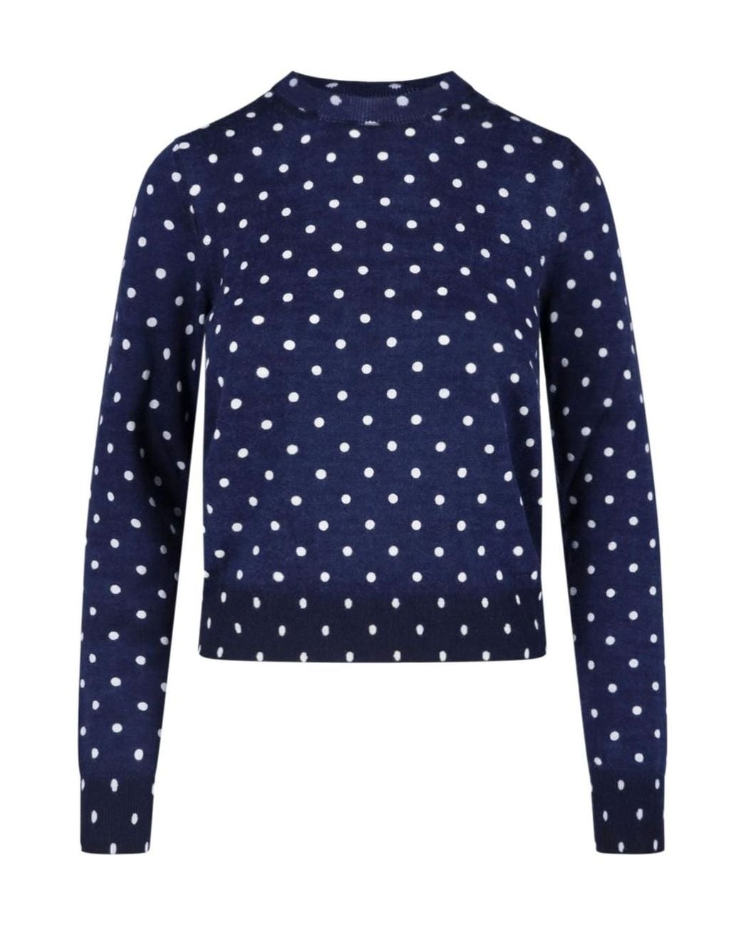 Comme des Garçons Blue Comme Des Garçons Homme Plus Polka Dot Crewneck Jumper