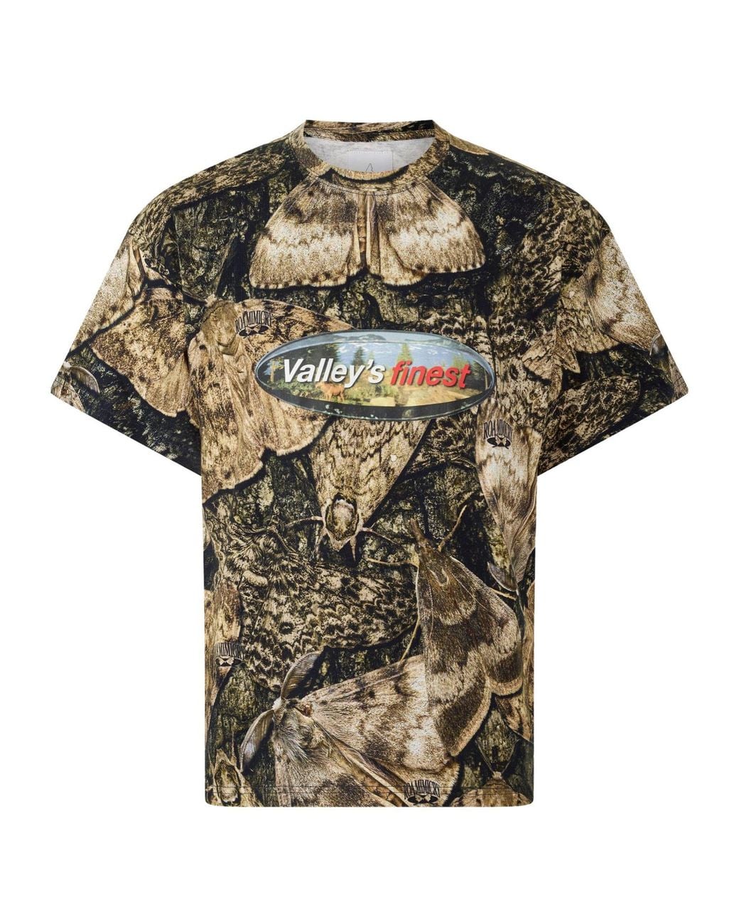 Roa Green Classic Crew Neck T-Shirt for men