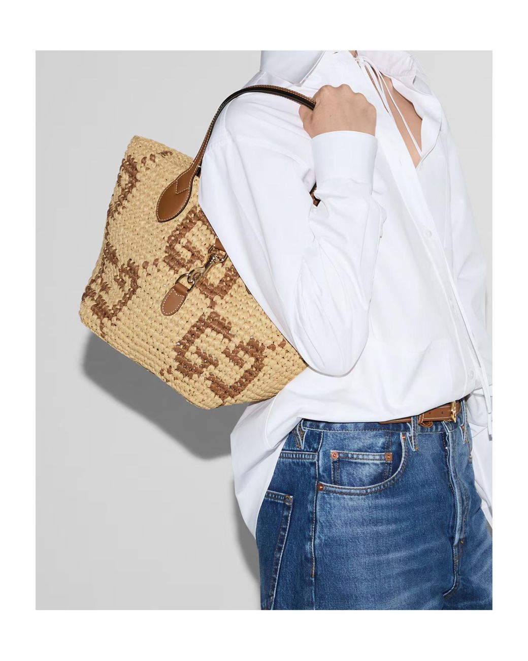 Gucci Metallic Mini Gg Tote Bag