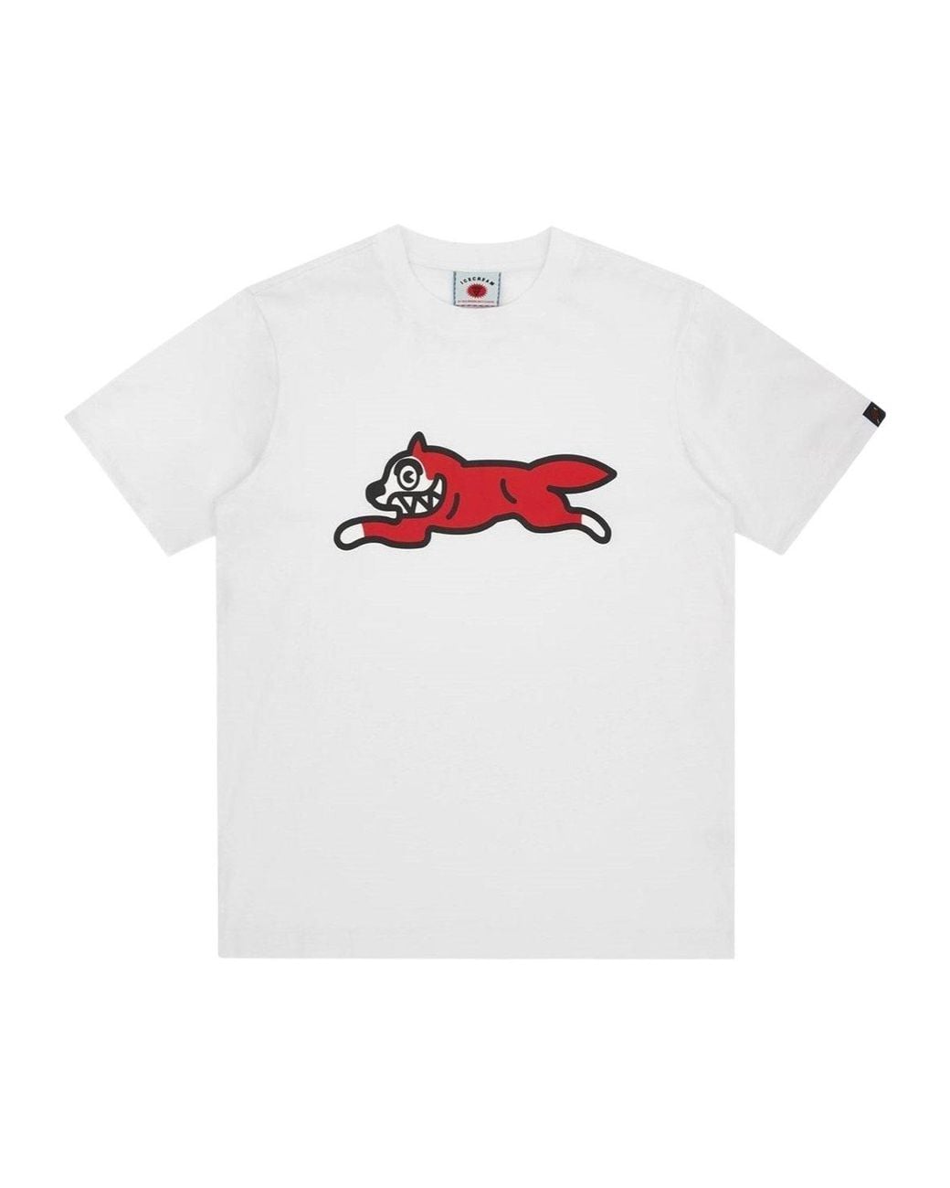 ICECREAM White Crew Neck Short-Sleeved T-Shirt for men