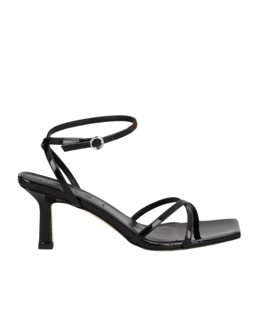 Aeyde Black Edith Sandals