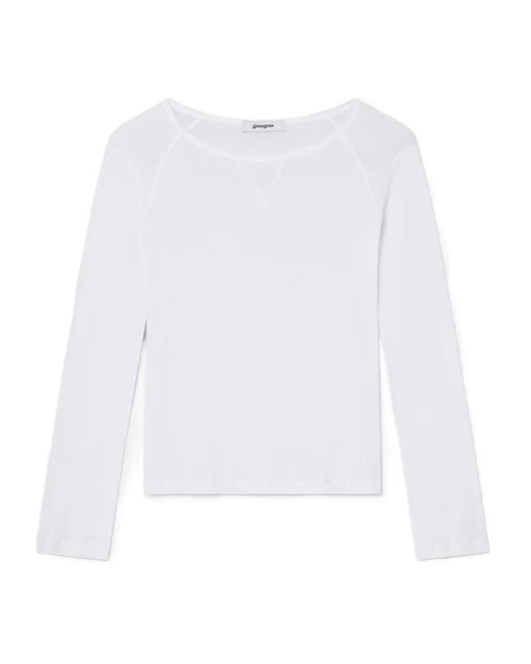 GIMAGUAS White Maura Long-Sleeve Top