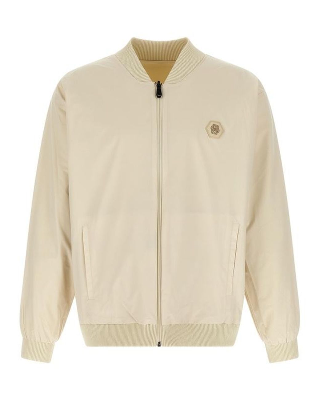 Boss Natural Future Reversible Bomber Jacket for men
