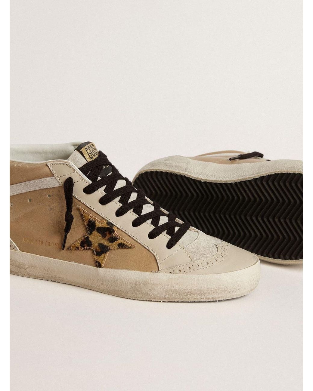 Golden Goose Deluxe Brand Brown Mid Star